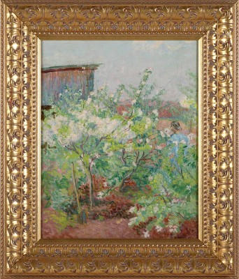 Белякова Екатерина Михайловна. Женщина в саду 